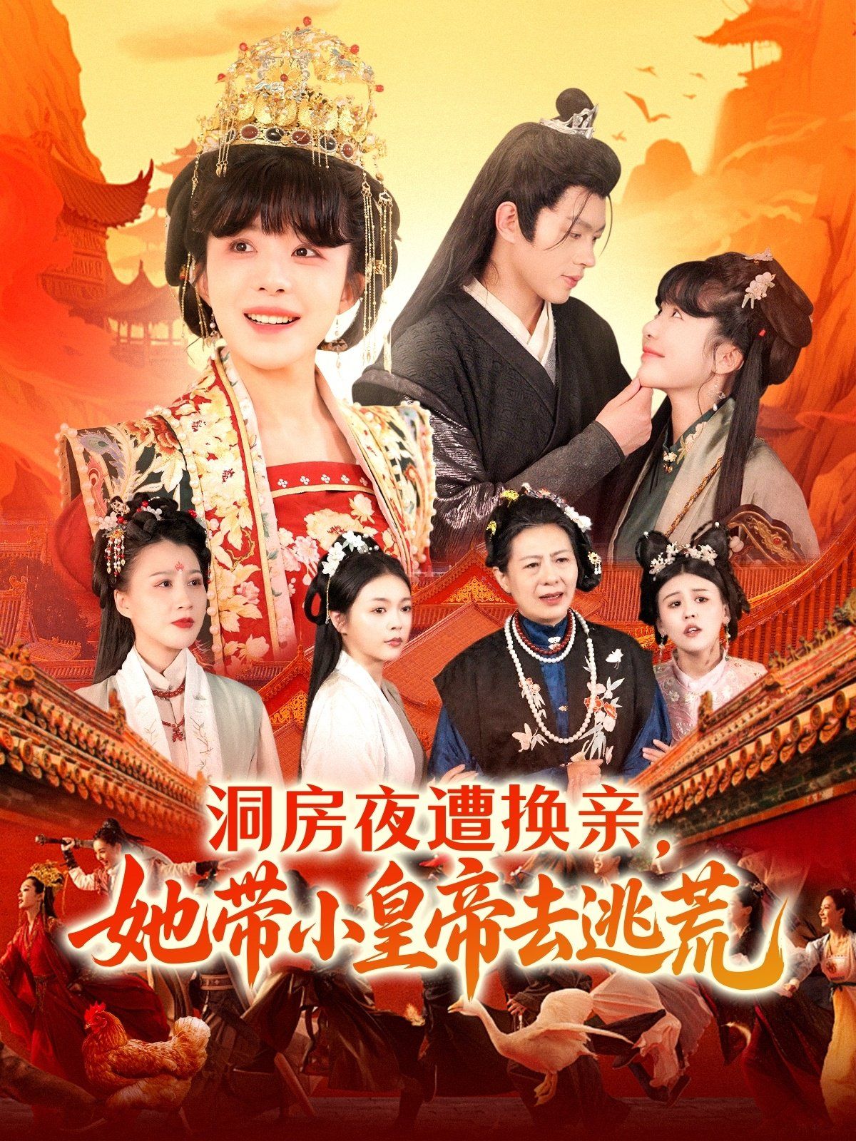 洞房夜遭换亲她带小皇帝去逃荒